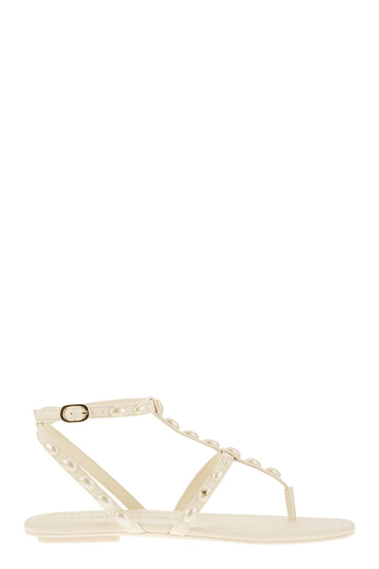 PEARLITA - Thong sandal with pearls