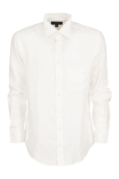 Classic Bd Linen Shirt - VOGUERINI