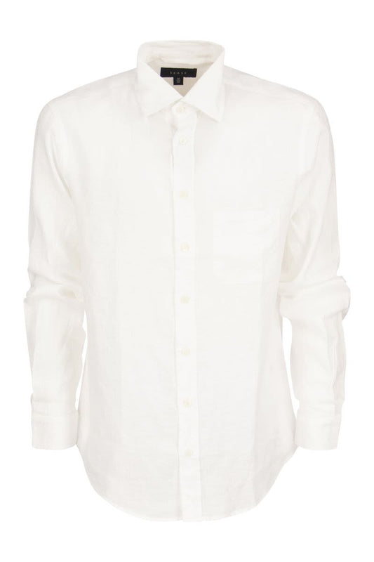 Classic Bd Linen Shirt - VOGUERINI