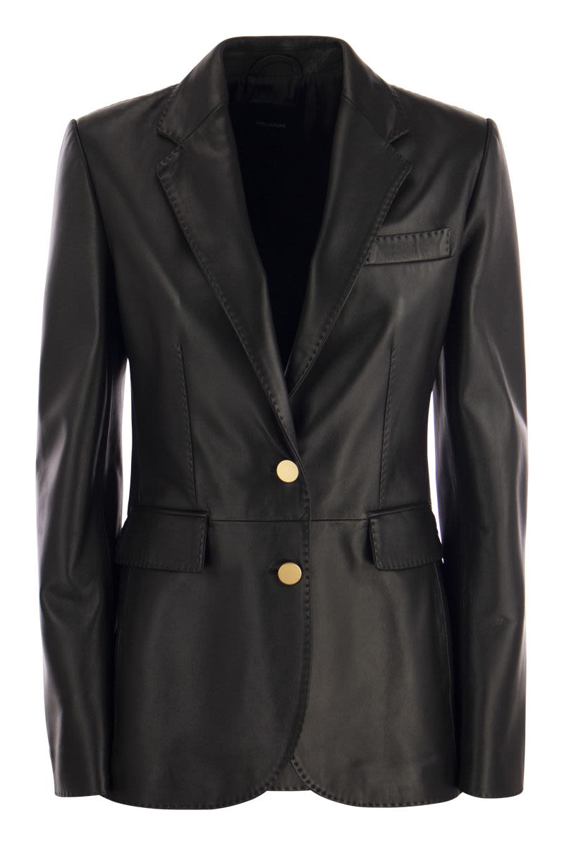 Lambskin blazer jacket - VOGUERINI