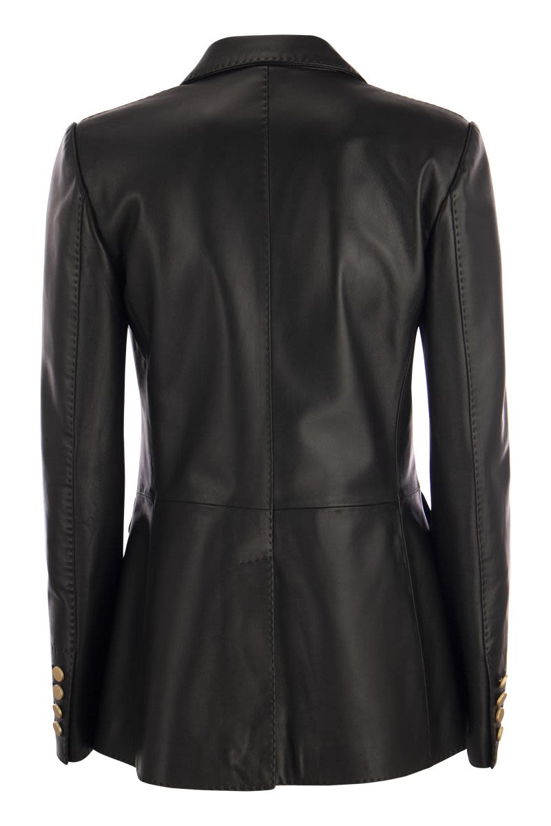 Lambskin blazer jacket - VOGUERINI