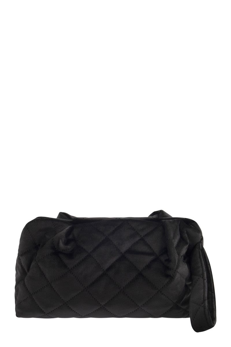 Quilted velvet clutch bag - VOGUERINI