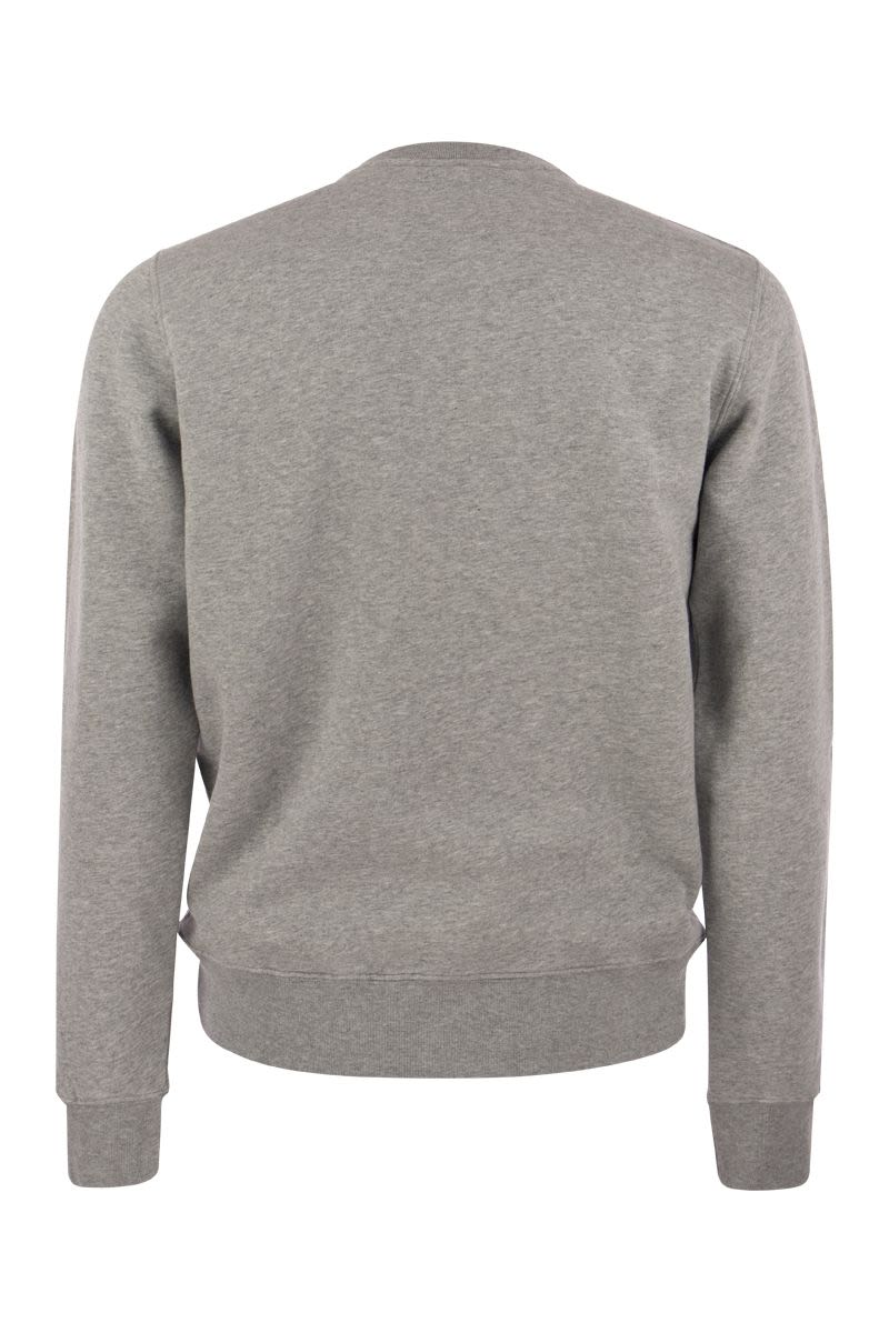 Round-neck sweatshirt with logo - VOGUERINI