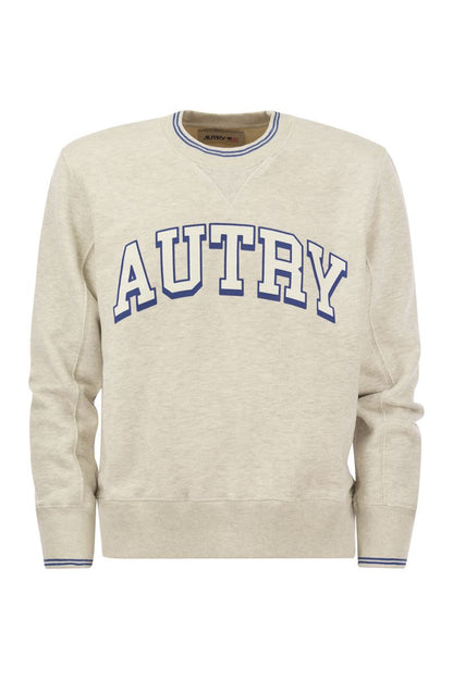 Crew-neck sweatshirt with logo - VOGUERINI