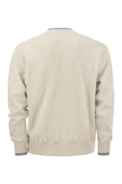 Crew-neck sweatshirt with logo - VOGUERINI