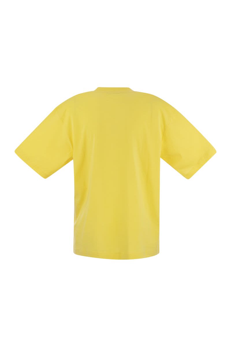 Cotton jersey T-shirt with Marni print - VOGUERINI