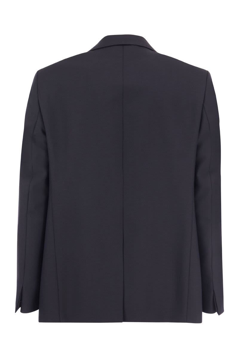 Double-breasted jacket in wool blend - VOGUERINI