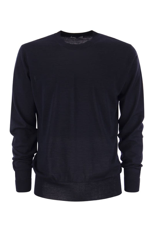 Crew-neck jumper in wool - VOGUERINI