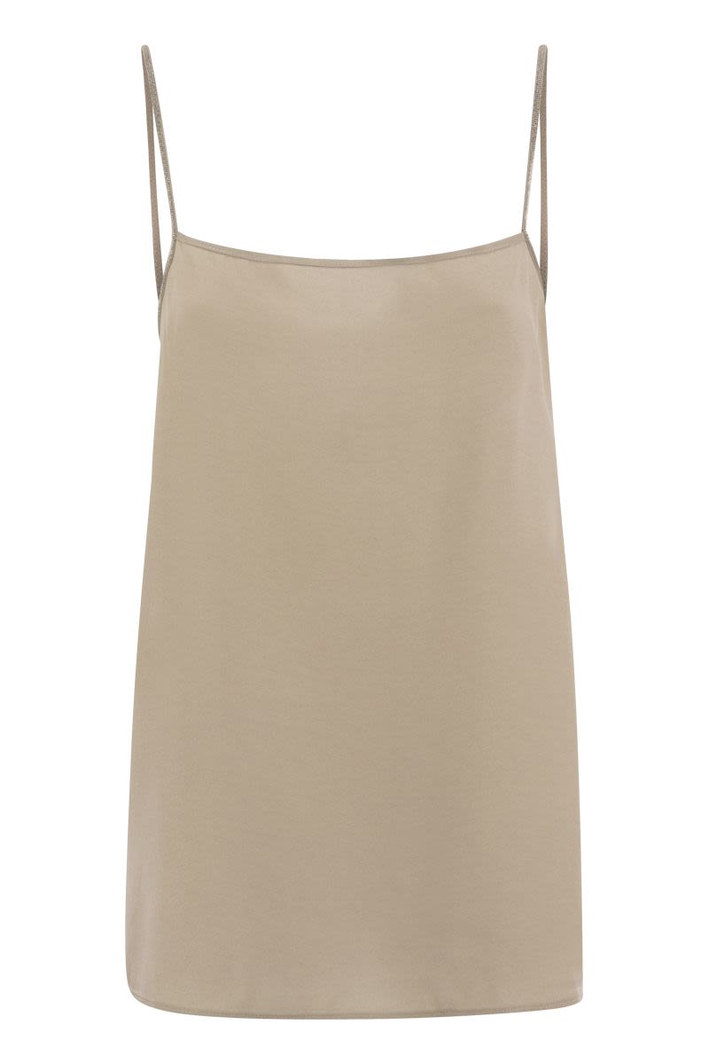 Viscose tank top - VOGUERINI