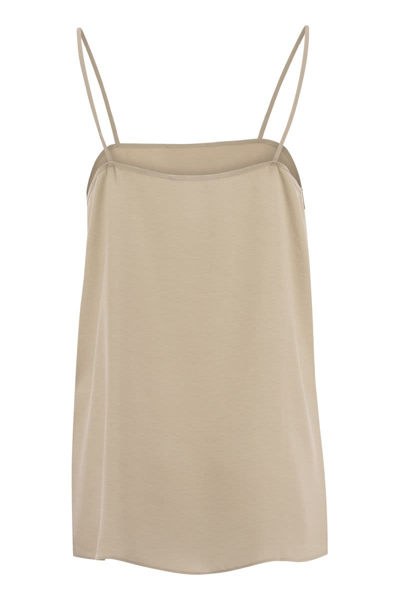 Viscose tank top - VOGUERINI