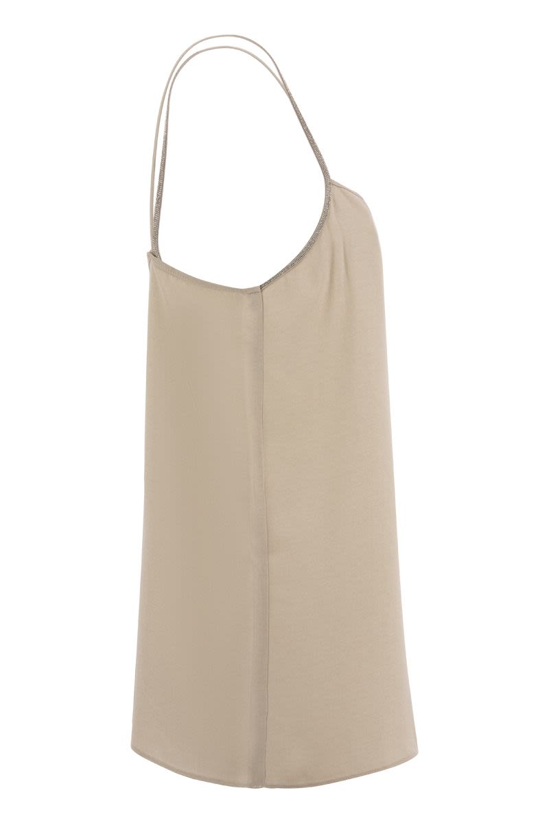 Viscose tank top - VOGUERINI