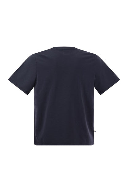 Crew-neck T-shirt with logo - VOGUERINI