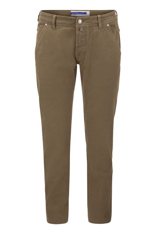 Cotton 5-pocket trousers - VOGUERINI