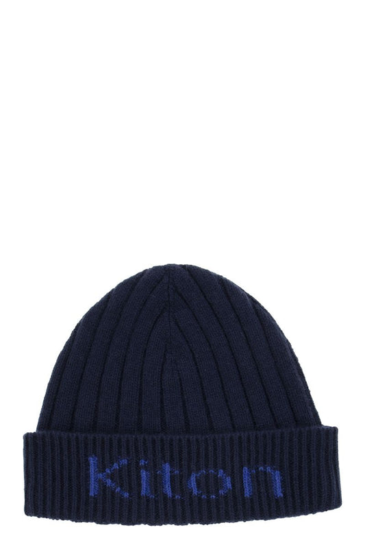 Ribbed cashmere knit hat - VOGUERINI