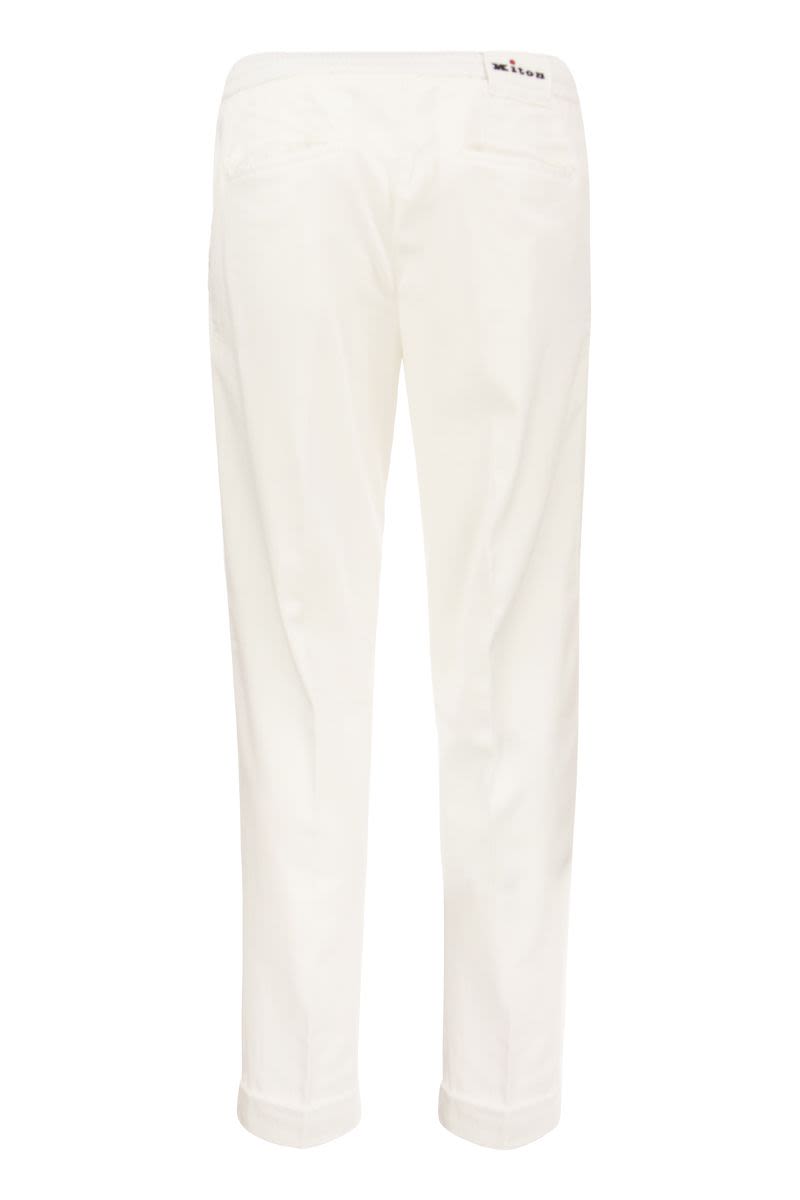 Trousers with darts - VOGUERINI