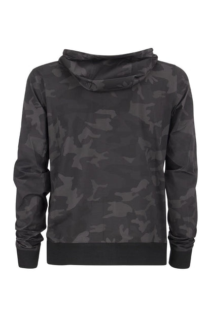 Cotton Hooded Sweatshirt - VOGUERINI