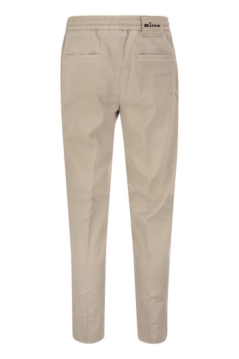 Lyocell trousers with pence - VOGUERINI