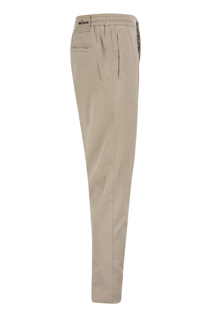 Lyocell trousers with pence - VOGUERINI