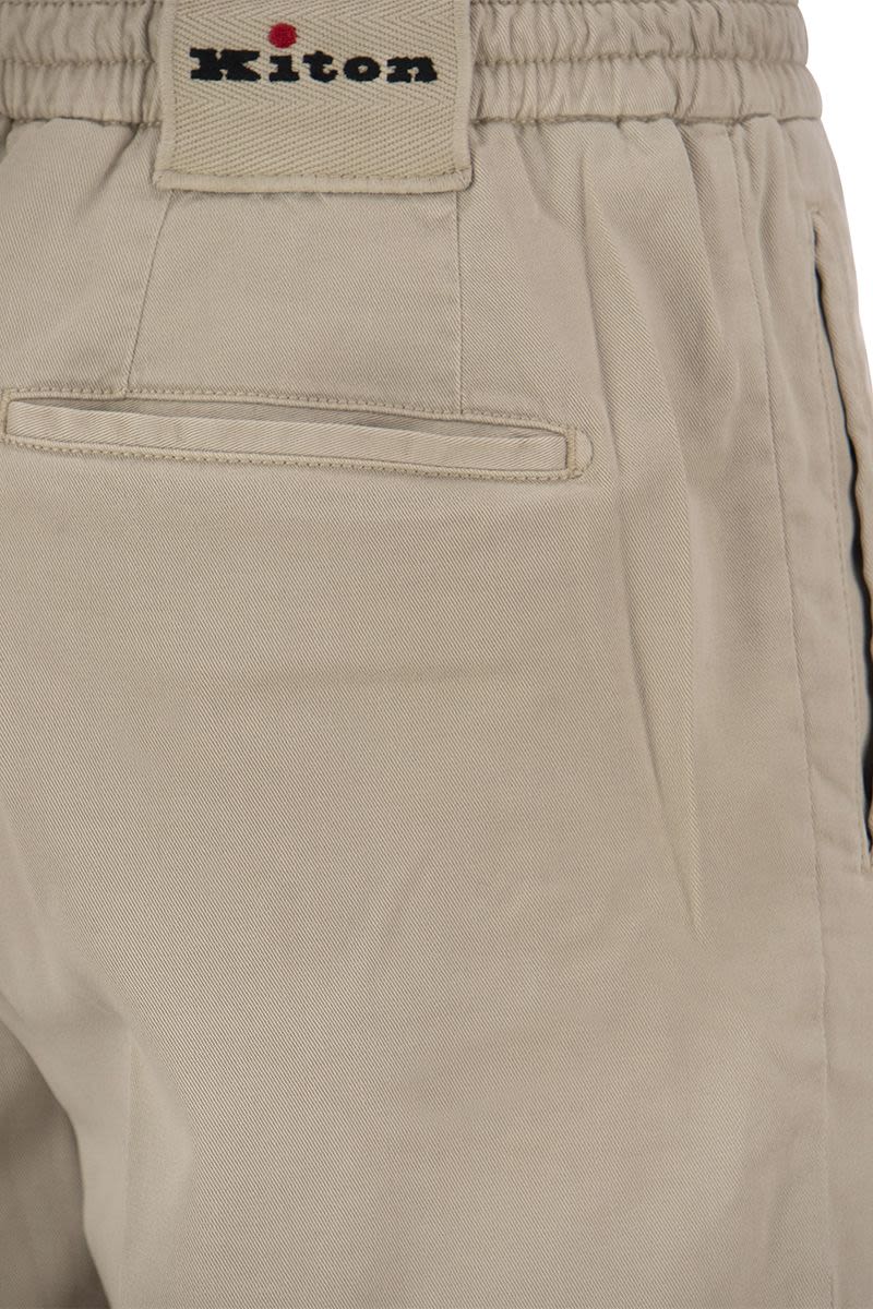 Lyocell trousers with pence - VOGUERINI