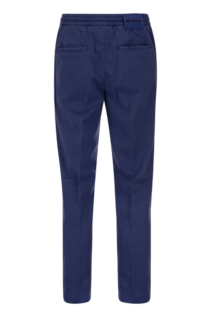 Lyocell trousers with pence - VOGUERINI