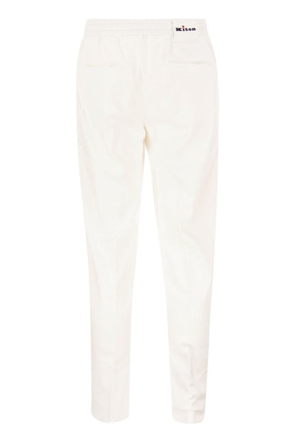 Lyocell trousers with pence - VOGUERINI