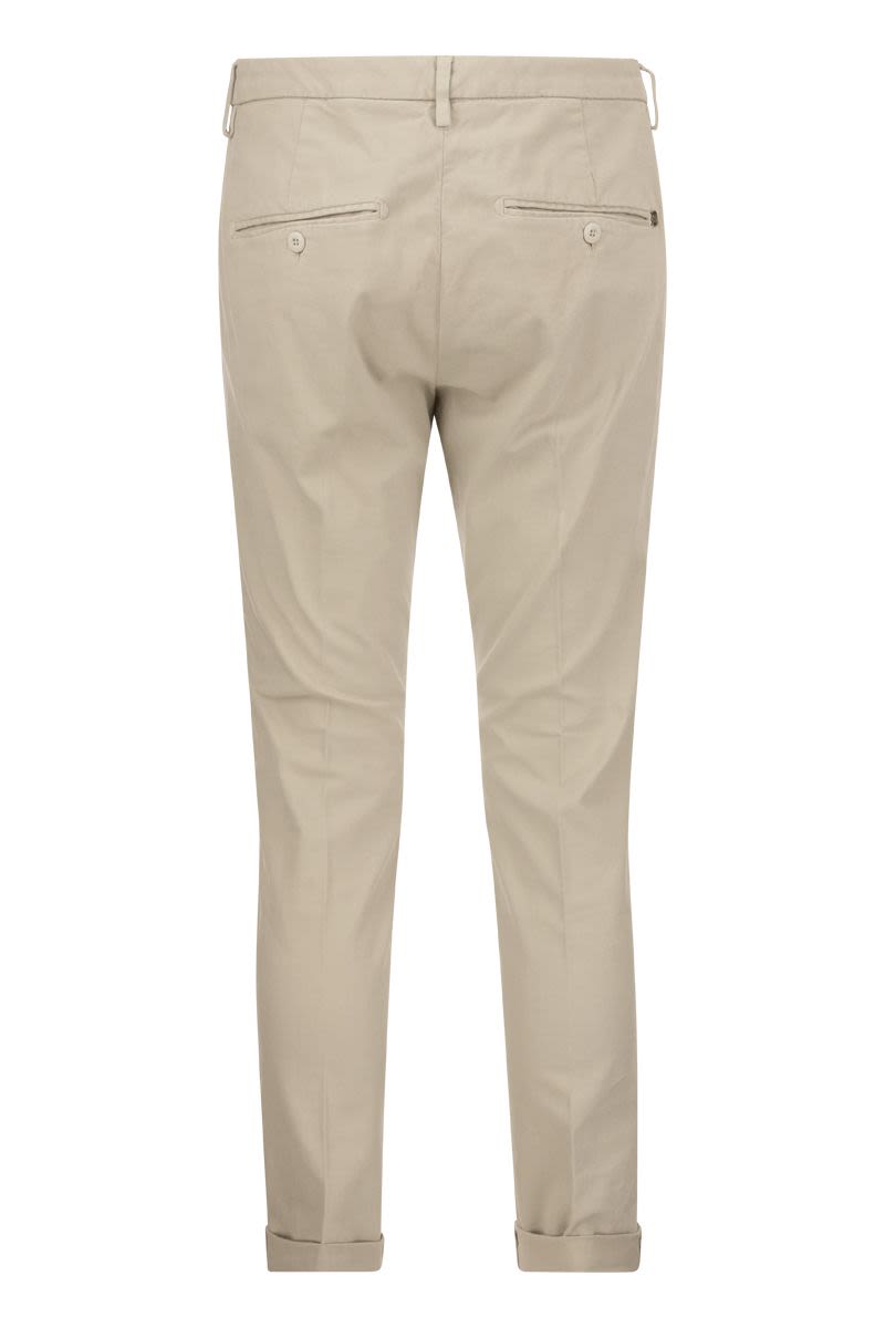 GAUBERT - Slim-fit gabardine trousers - VOGUERINI