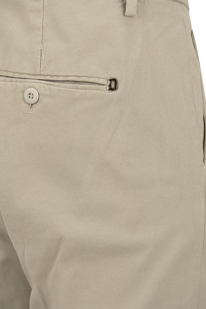 GAUBERT - Slim-fit gabardine trousers - VOGUERINI