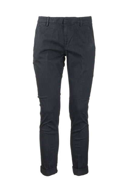 GAUBERT - Slim-fit gabardine trousers - VOGUERINI