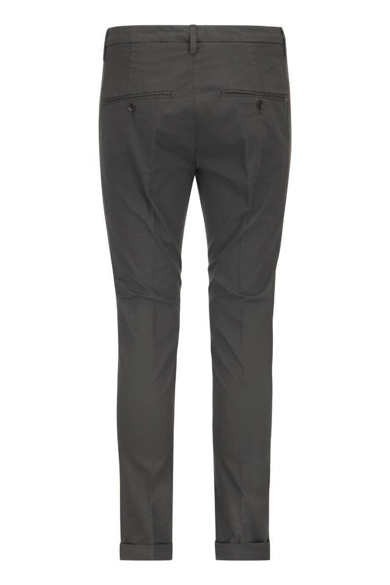 GAUBERT - Slim-fit gabardine trousers - VOGUERINI