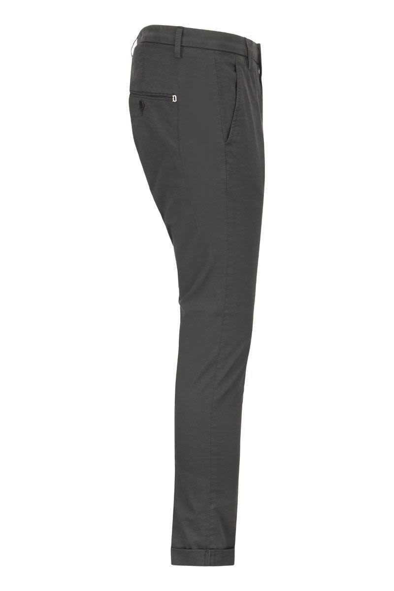 GAUBERT - Slim-fit gabardine trousers - VOGUERINI