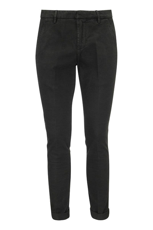 GAUBERT - Slim-fit gabardine trousers - VOGUERINI