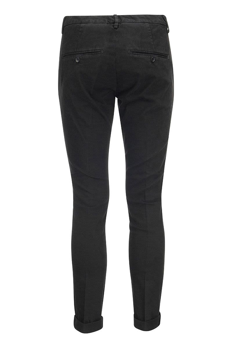 GAUBERT - Slim-fit gabardine trousers - VOGUERINI