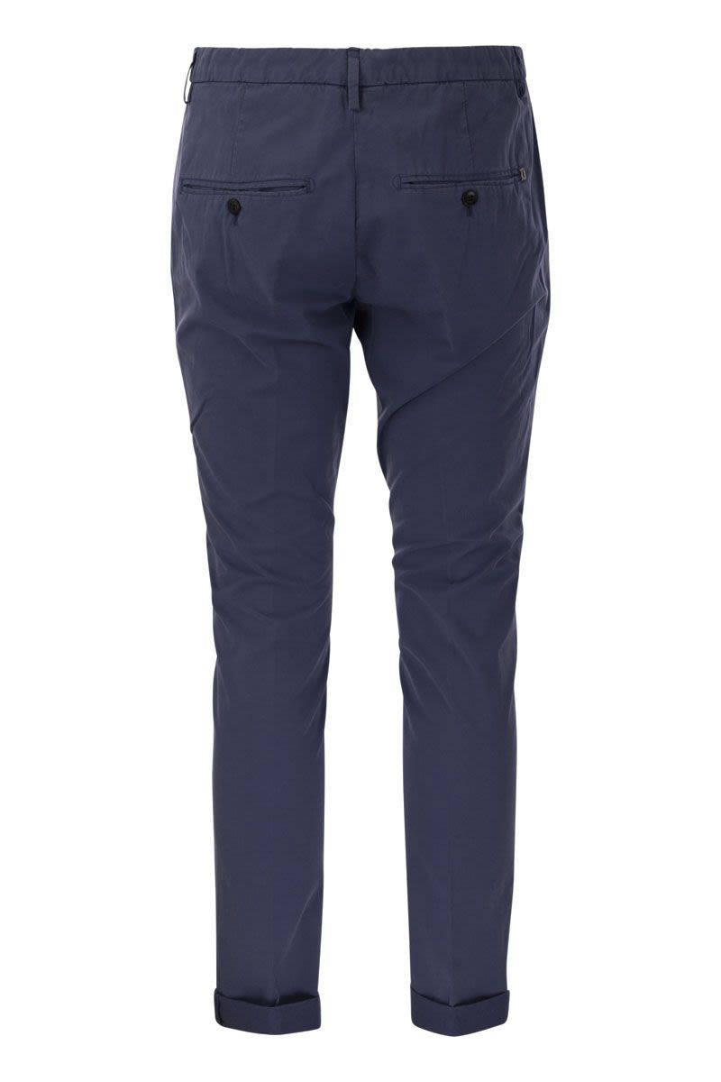 GAUBERT - Slim-fit gabardine trousers