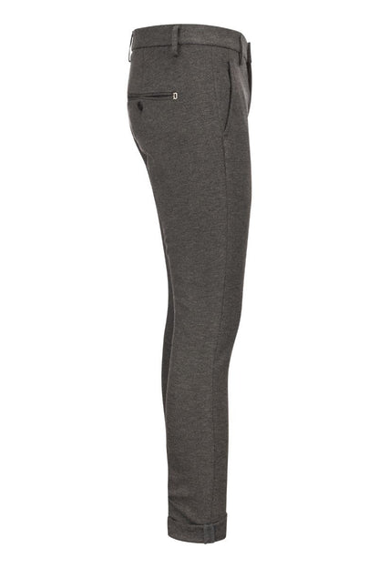 GAUBERT - Slim-fit jersey trousers - VOGUERINI