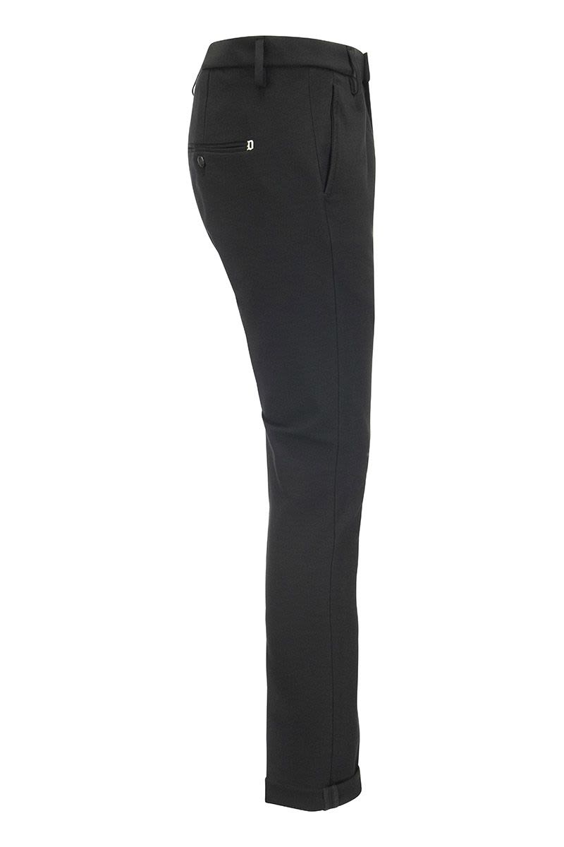 GAUBERT - Slim-fit jersey trousers - VOGUERINI