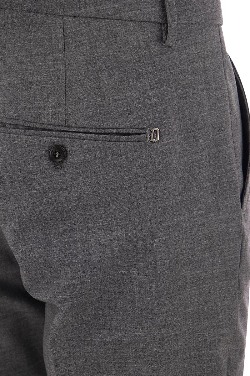 GAUBERT - Wool-blend trousers - VOGUERINI