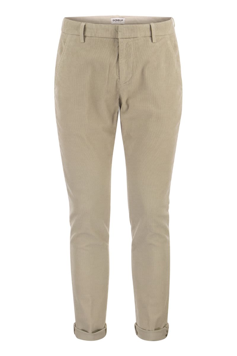 GAUBERT - Slim milleraies trousers - VOGUERINI