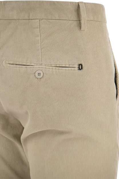 GAUBERT - Slim milleraies trousers - VOGUERINI