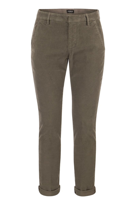 GAUBERT - Slim milleraies trousers - VOGUERINI