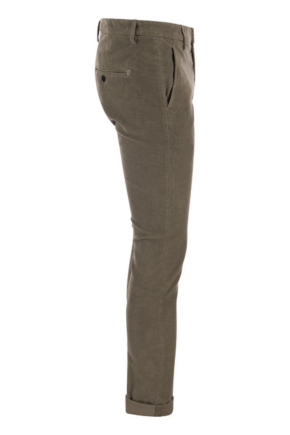 GAUBERT - Slim milleraies trousers - VOGUERINI