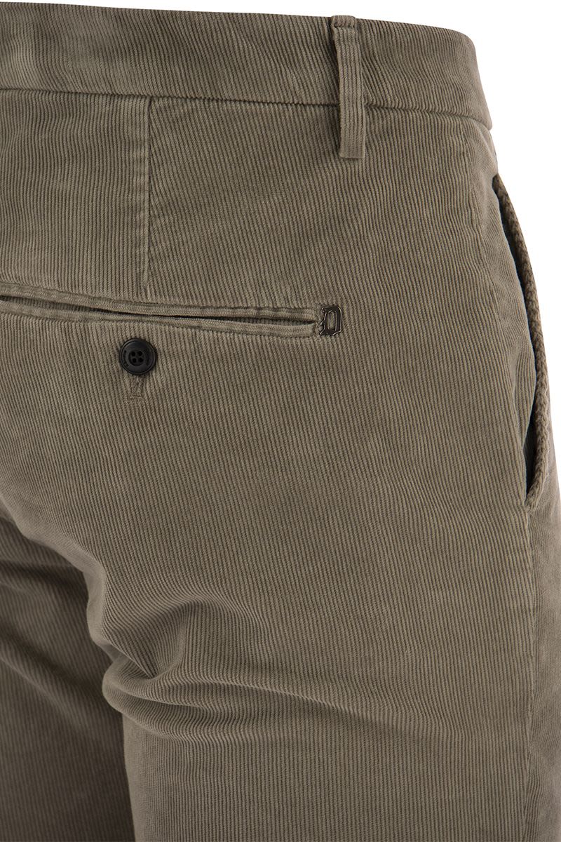 GAUBERT - Slim milleraies trousers - VOGUERINI