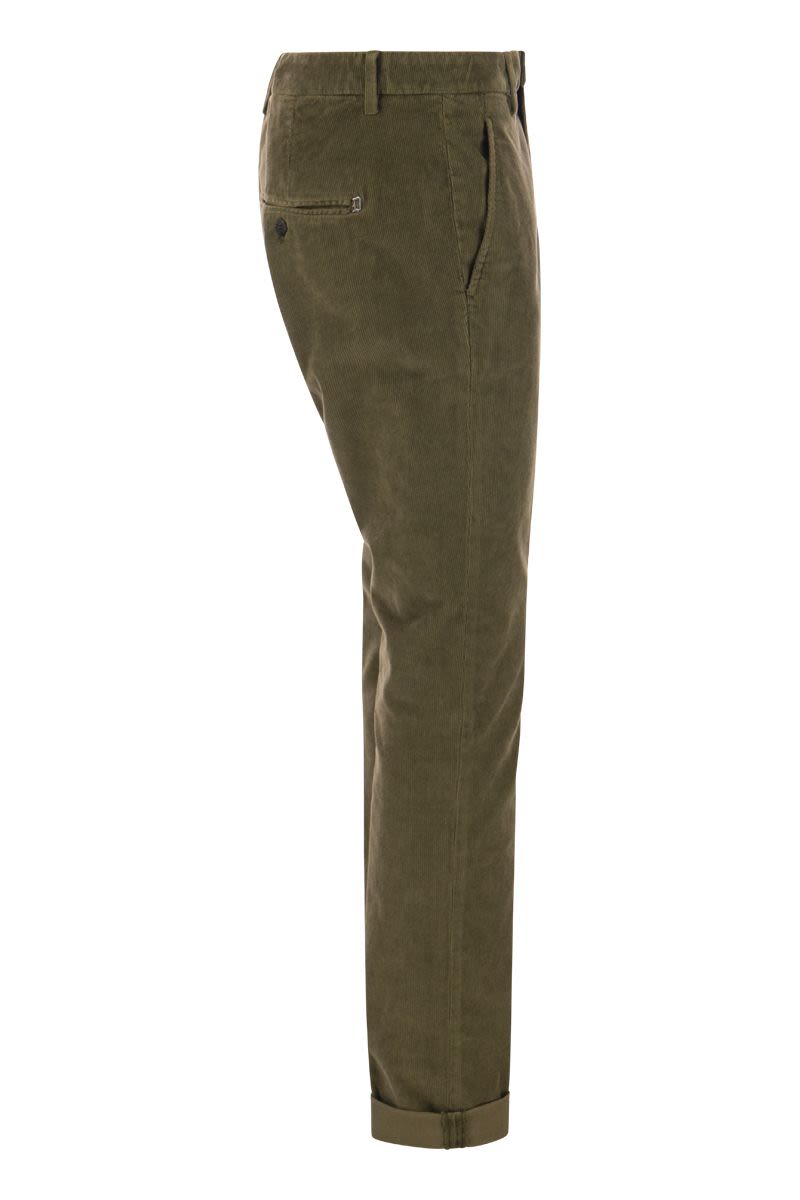 GAUBERT - Slim milleraies trousers - VOGUERINI