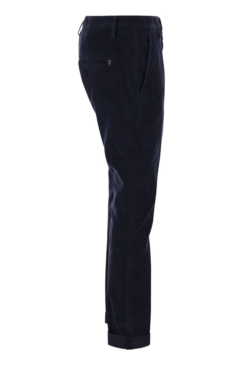 GAUBERT - Slim milleraies trousers - VOGUERINI