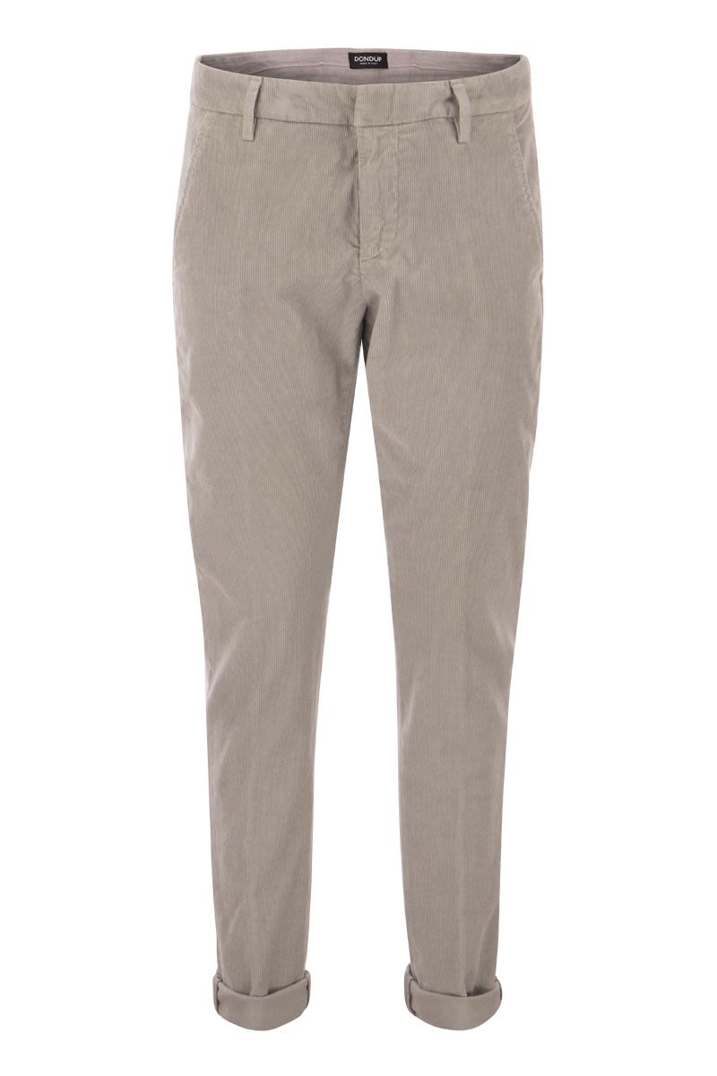 GAUBERT - Slim milleraies trousers - VOGUERINI