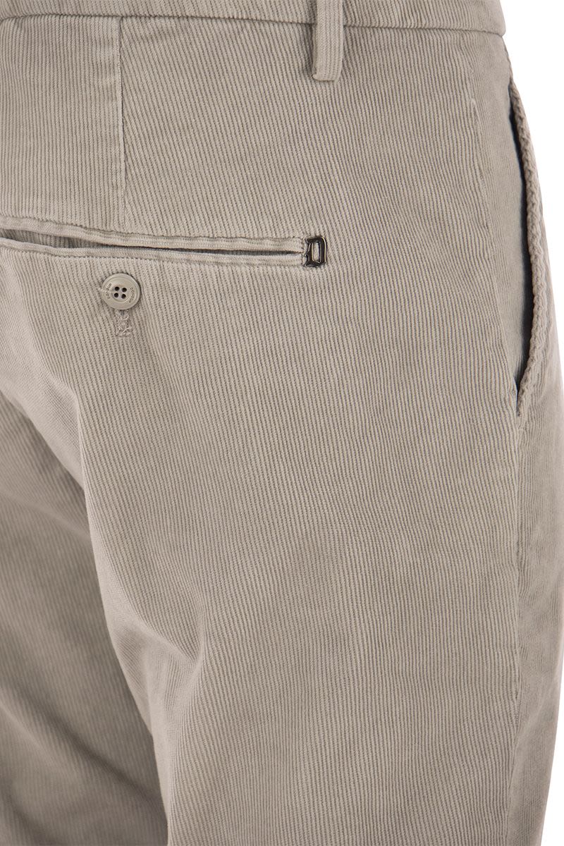 GAUBERT - Slim milleraies trousers - VOGUERINI