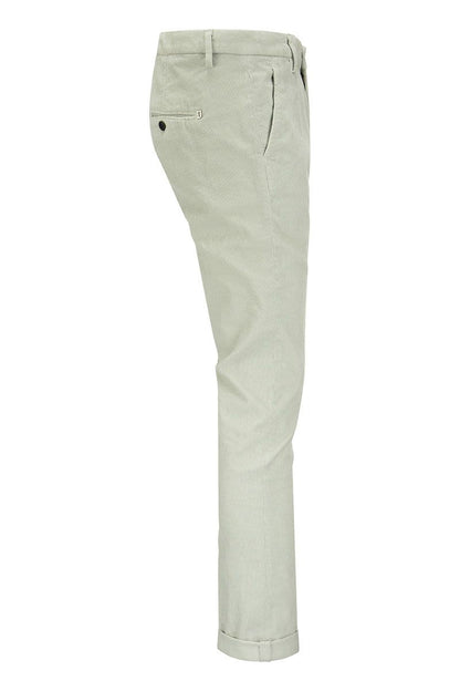 GAUBERT - Striped stretch velvet trousers - VOGUERINI