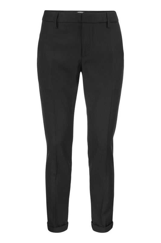 GAUBERT - Slim fit trousers in wool - VOGUERINI