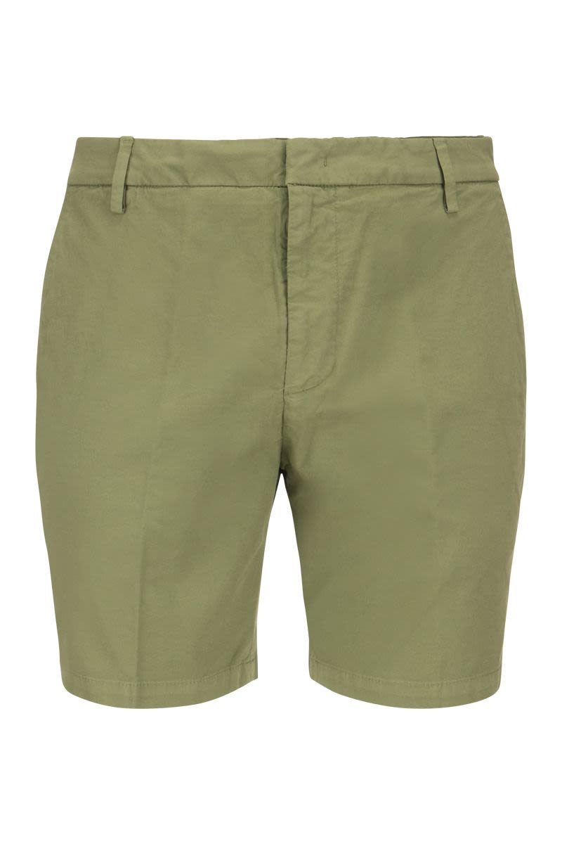 MANHEIM - Cotton Blend Shorts - VOGUERINI