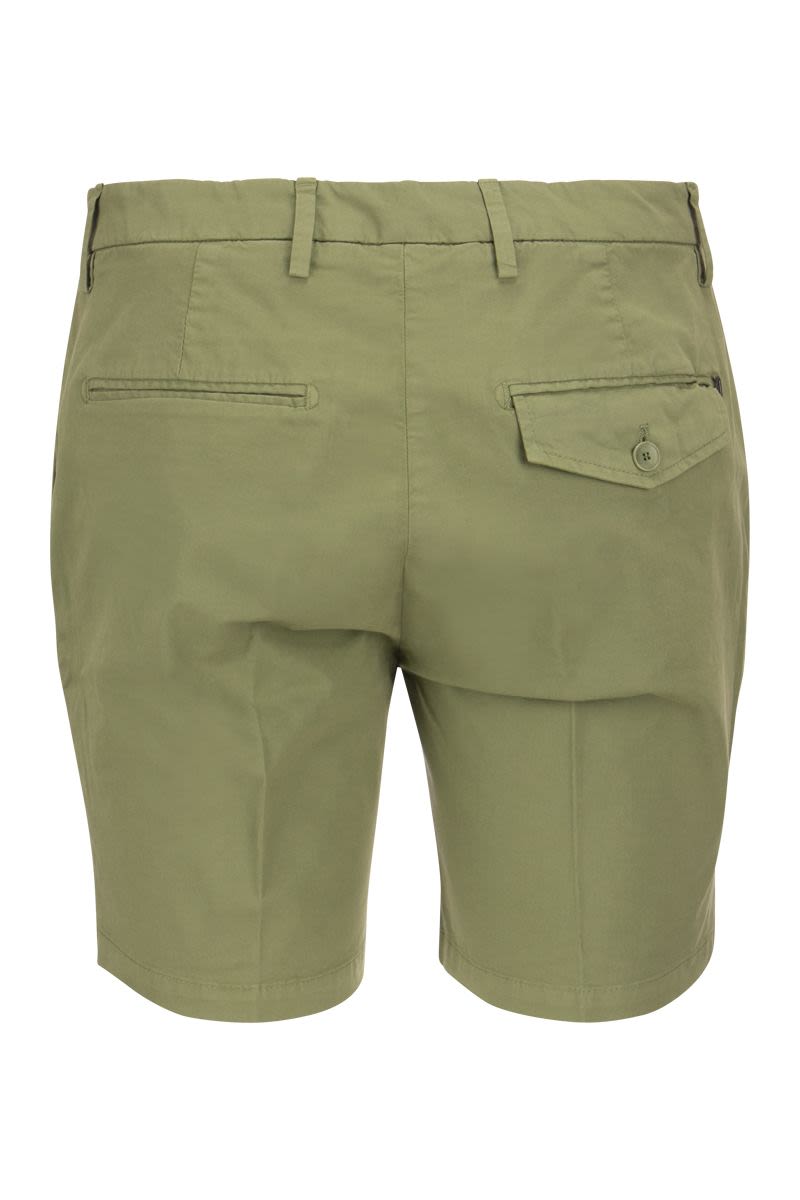 MANHEIM - Cotton Blend Shorts - VOGUERINI