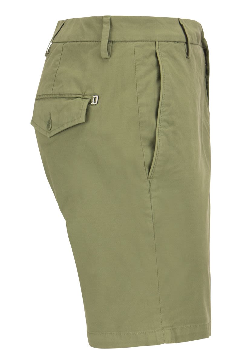 MANHEIM - Cotton Blend Shorts - VOGUERINI